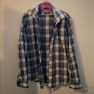 Express plaid button up